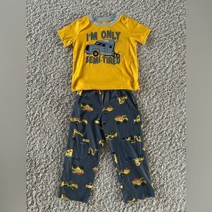 Carter’s Yellow and Gray Toddler Pajamas Set